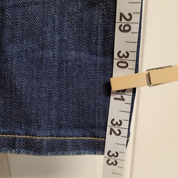 Vigoss Dark Wash Flare Leg Jeans Size 7 - Picture 8 of 8